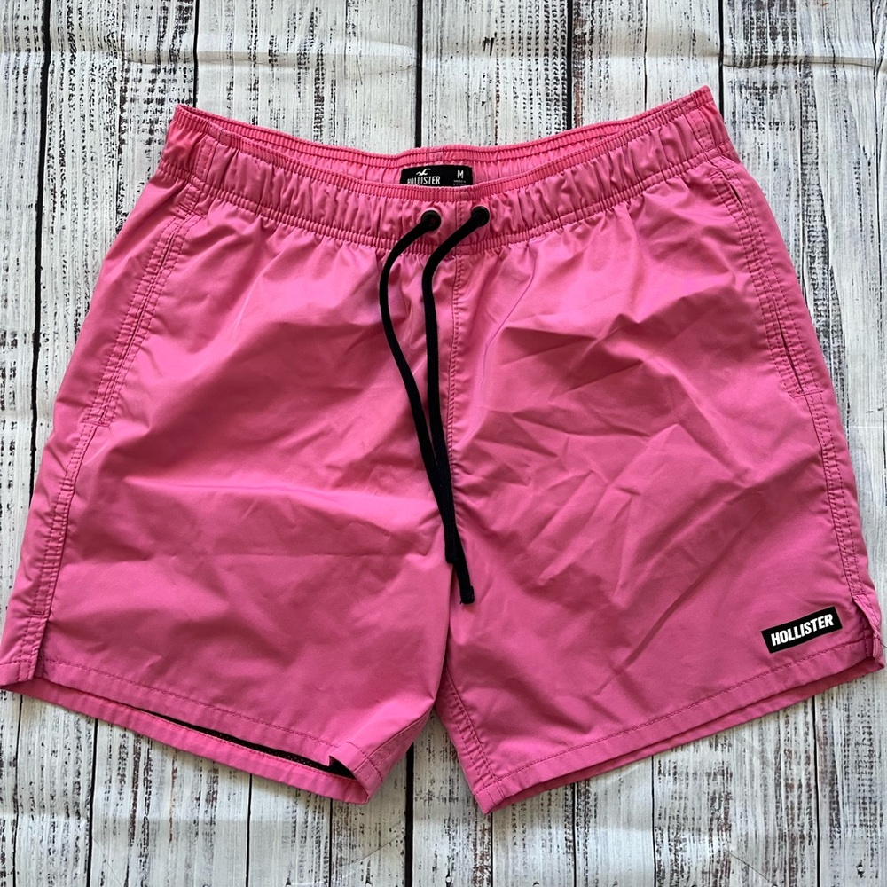 Hollister hybrid shorts bubblegum/barbie pink swim active lined Med